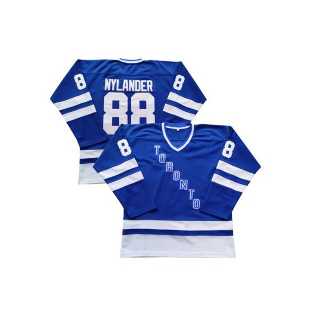 New William Nylander Toronto Maple Leafs #88 Hockey Jersey - Blue/White
